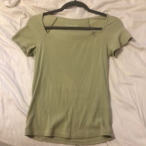 Everlane sage green tshirt